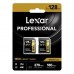 Lexar 128GB SD Pro Gold Series UHS-II 1800x Twin Pack Lexar 128GB SD Pro Gold Series UHS-II 1800x Twin Pack